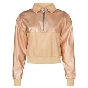 The Mighty Company Sweatshirt Metallic Kings Pullover Beige XS